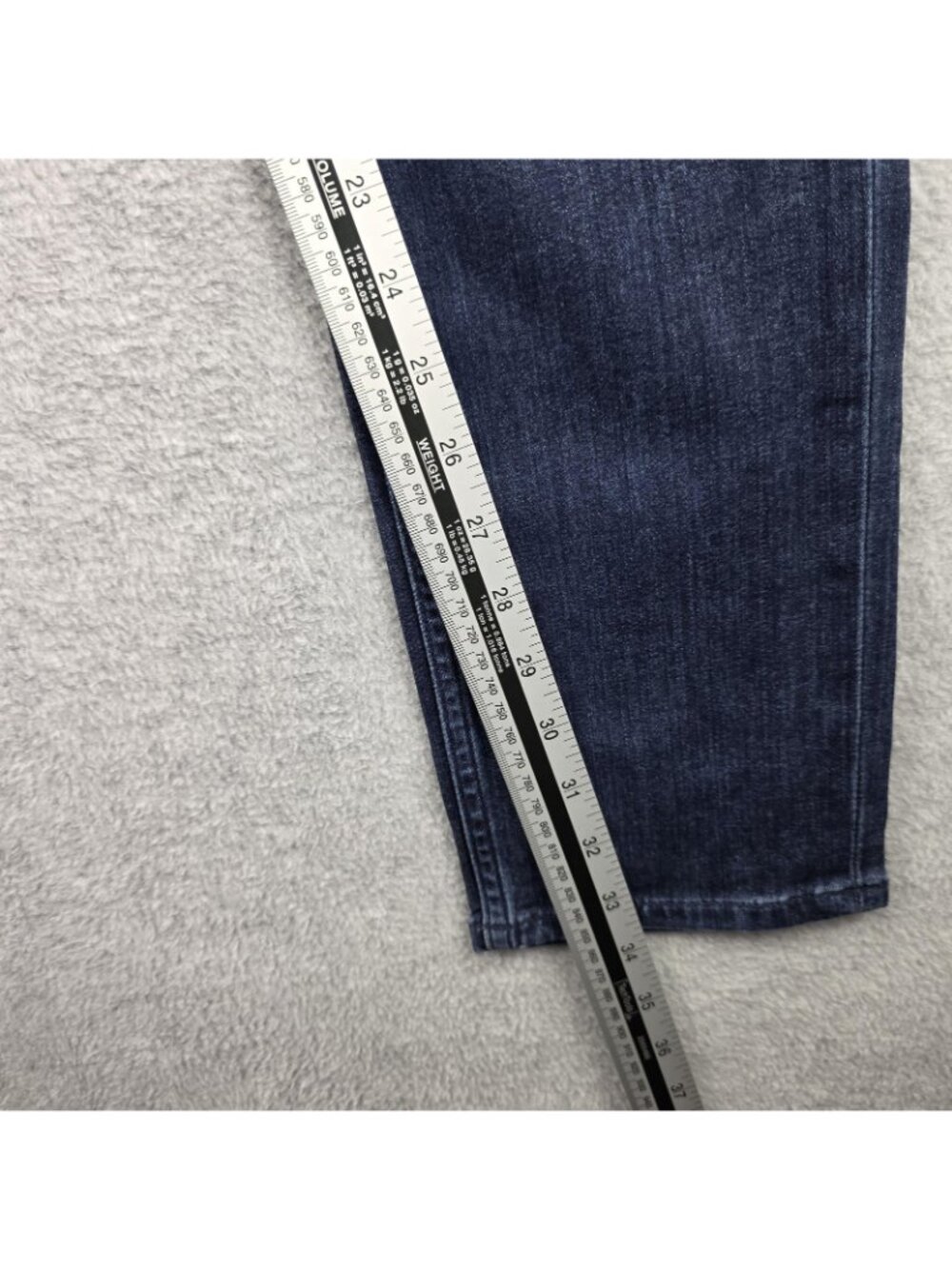 Paige Croft Jeans Mens 32x34 Blue Dark Wash Skinny Transcend Stretch NWT - Picture 8 of 10